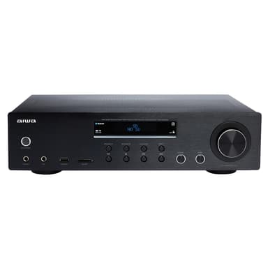 AIWA Stereoförstärkare med Bluetooth Svart