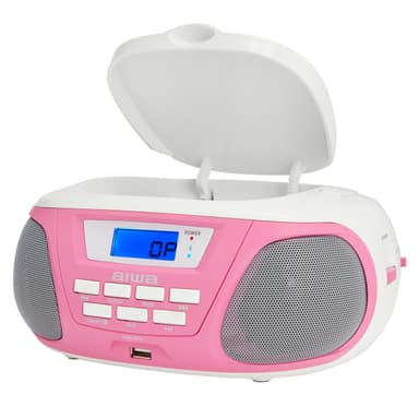 AIWA Mini Boomblaster FM - CD - Bluetooth - USB - Rosa