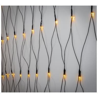 Ljusslinga/ljusnät golden warm white - led - 300x300cm - star trading