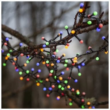Ljusslinga led - 1400cm - flerfärgad - star trading