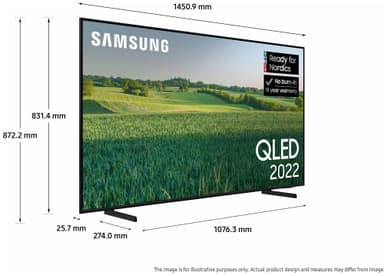 Samsung 65" Q60B 4K QLED Smart TV (2022)