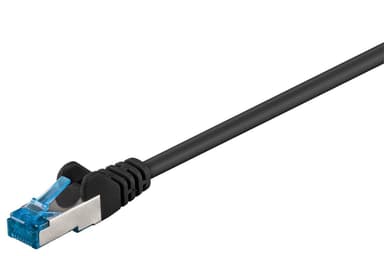 Goobay Patchkabel CAT 6A, S/FTP (PiMF), svart, 2 m