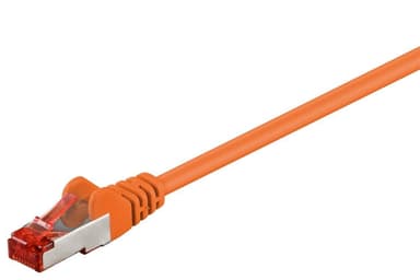 Patchkabel CAT 6, S/FTP (PiMF), Orange, 2 m