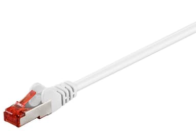 Patchkabel CAT 6, S/FTP (PiMF), vit, 0,25 m