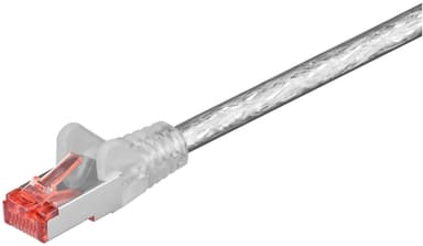 Goobay Patchkabel CAT 6, S/FTP (PiMF), transparent, 3 m