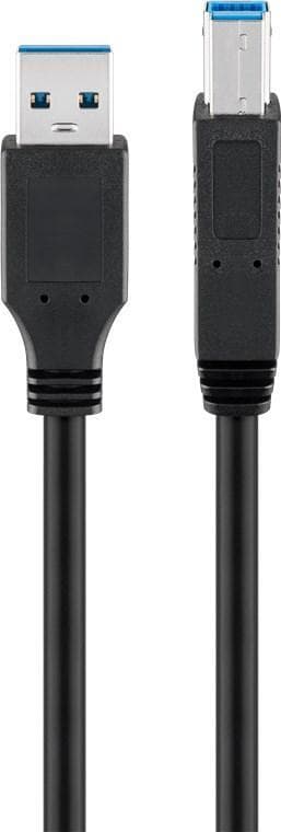 Goobay USB 3.0 SuperSpeed-kabel, svart