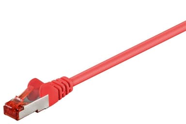 Goobay Patchkabel CAT 6, S/FTP (PiMF), röd, 1,5 m