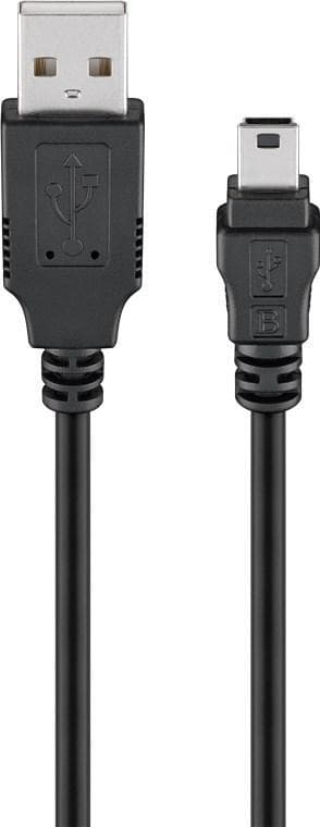 Goobay USB 2.0 höghastighetskabel,svart