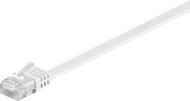CAT 5e platt patchkabel, U/UTP, vit