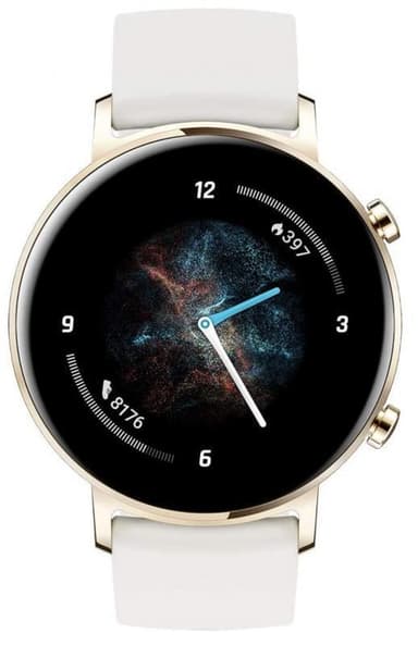 Huawei GT 2 (42 mm) Smart klocka, GPS (satellit), AMOLED, Pekskärm, Pu