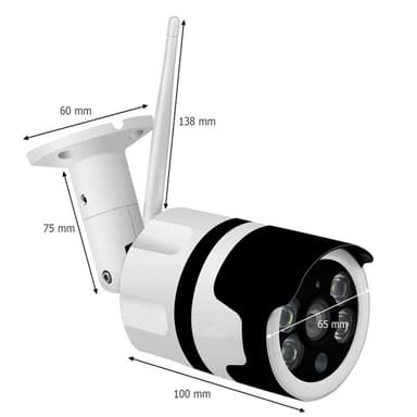 Outdoor Wi-Fi/IP camera 2mpixel TUYA compati