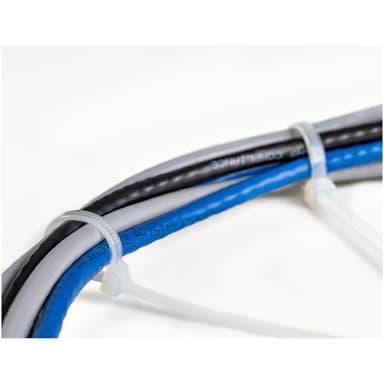 StarTech.com 25cm kabelkopplingar - 4mm bred, 68mm buntdiameter, 22kg