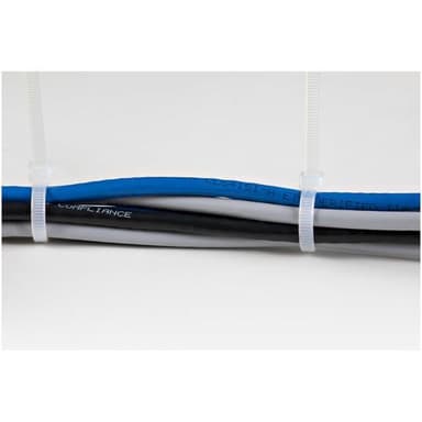 StarTech.com 25cm kabelkopplingar - 4mm bred, 68mm buntdiameter, 22kg