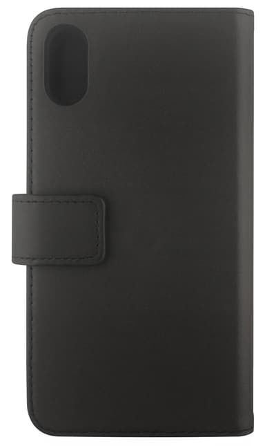 La Vie iPhone XR plånboksfodral i läder (svart)