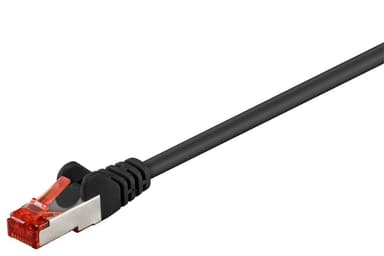 Goobay Patchkabel CAT 6, S/FTP (PiMF), svart, 2 m
