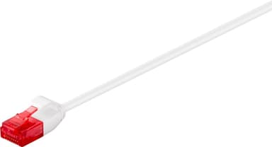 CAT 6 smal patchkabel, U/UTP, vit
