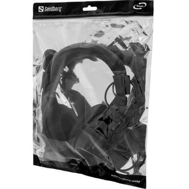 Sandberg Saver USB Headset Large, Black