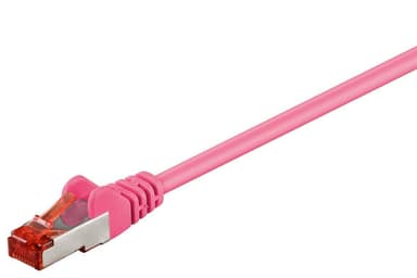 Patchkabel CAT 6, S/FTP (PiMF), magenta, 5 m