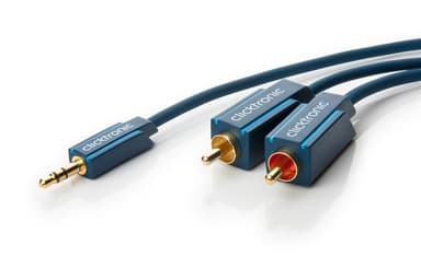 3,5 mm AUX till RCA-adapterkabel, stereo