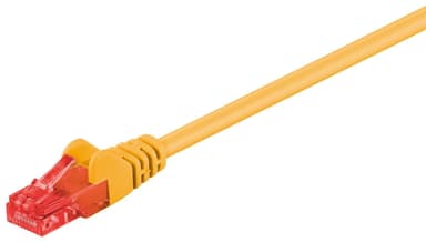Goobay CAT 6 patchkabel, U/UTP, gul