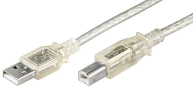 Goobay USB 2.0 höghastighetskabel, transparent