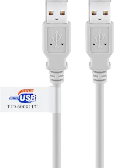 Goobay USB 2.0 höghastighetskabel med USB-certifikat