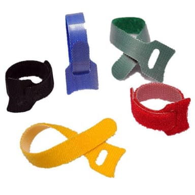 Återanvändbara buntband med kardborre 12-pack