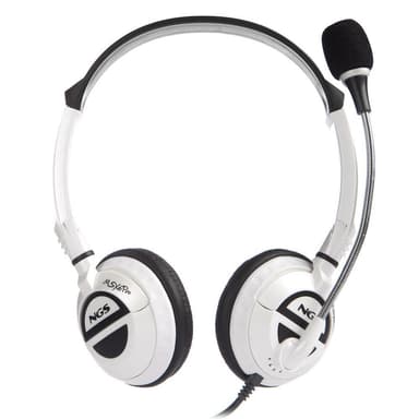Headset MSX6PRO USB w/vol control mic. Silver