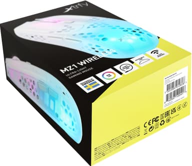 Xtrfy MZ1 RGB trådlös gaming-mus (vit)