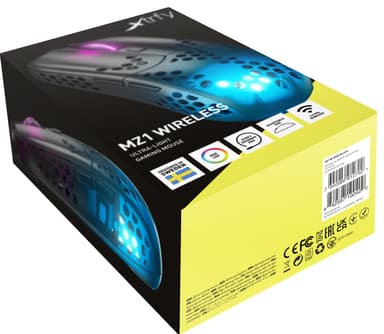 Xtrfy MZ1 RGB trådlös gaming-mus (svart)