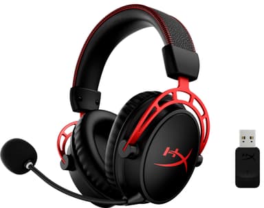 HyperX Cloud Alpha trådlöst gaming headset (röd/svart)