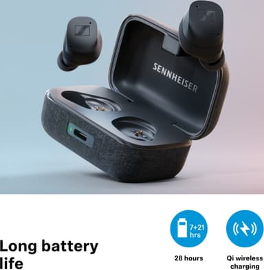 Sennheiser Momentum 3 true wireless in-ear hörlurar (grafit)