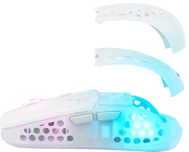 Xtrfy MZ1 RGB trådlös gaming-mus (vit)