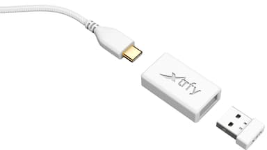 Xtrfy MZ1 RGB trådlös gaming-mus (vit)
