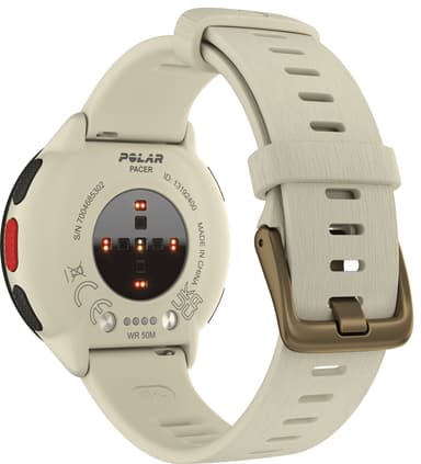 Polar Pacer sportklocka S/L (vit)