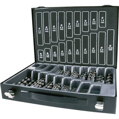 RUKO A214200 HSS-G Metall-spiralborrset 170 delar DIN