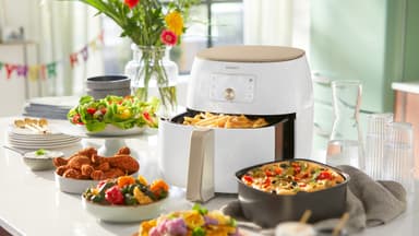 Philips Airfryer Smart Sense 7.3L med bakform HD9870/20