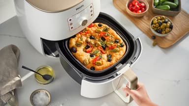Philips Airfryer Smart Sense 7.3L med bakform HD9870/20