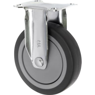 TOOLCRAFT TO-5137923 Fasthjul med skruvplatta 100 mm
