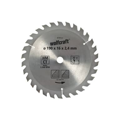 Wolfcraft 6731000 Hårdmetall cirkelsågklinga 140 x