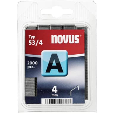 Novus Häftklammer 53/4 2000 st 2.000 st/paket 042-0354