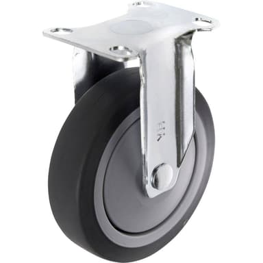 TOOLCRAFT TO-5137923 Fasthjul med skruvplatta 100 mm