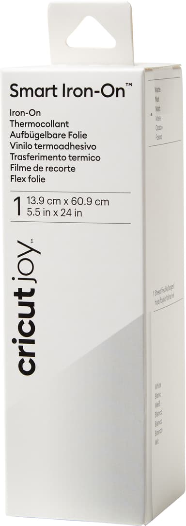 Cricut Joy Smart Iron-On 14x60 cm (vit)