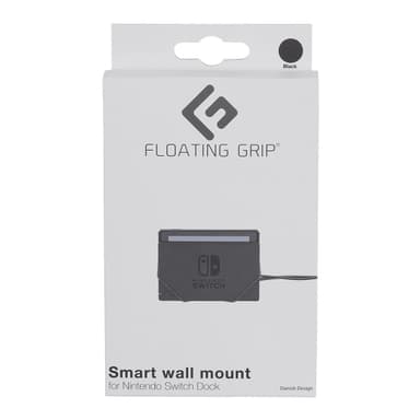 FLOATING GRIP NINTENDO SWITCH DOCK WALL MOUNT (BLACK)