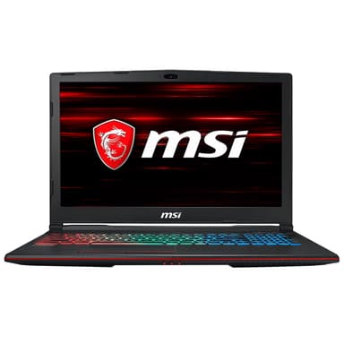 MSI GP63 8RE-651NE Leopard 15,6" bärbar dator gaming (svart) MSI GP63 8RE-651NE Leopard 15,6" bärbar dator gaming (svart)