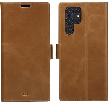 Dbramante Copenhagen Samsung Galaxy S22 Ultra fodral (brun)