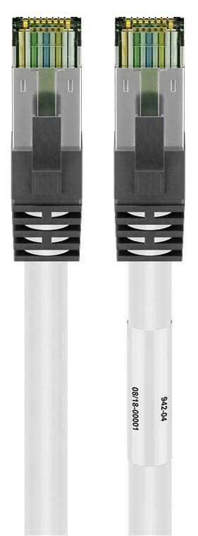 Goobay RJ45 (CAT 6A, 500 MHz) patchkabel med CAT 8.1 S/FTP rå kabel, v