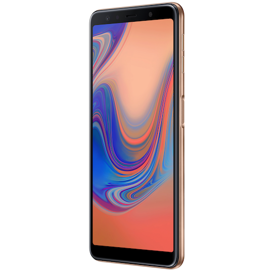Samsung Galaxy A7 2018 smartphone (guld)