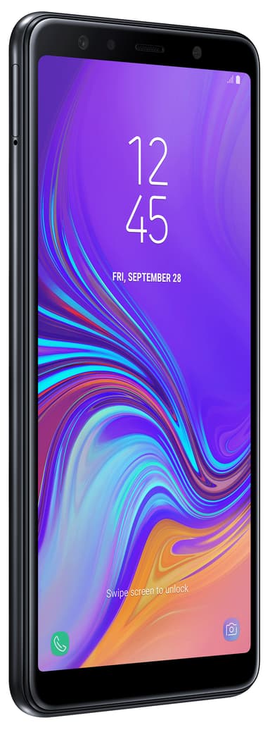 Samsung Galaxy A7 2018 smartphone (svart)