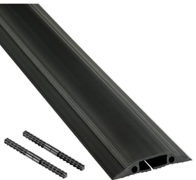 D-Line golvkabellist (1.8 m/svart)